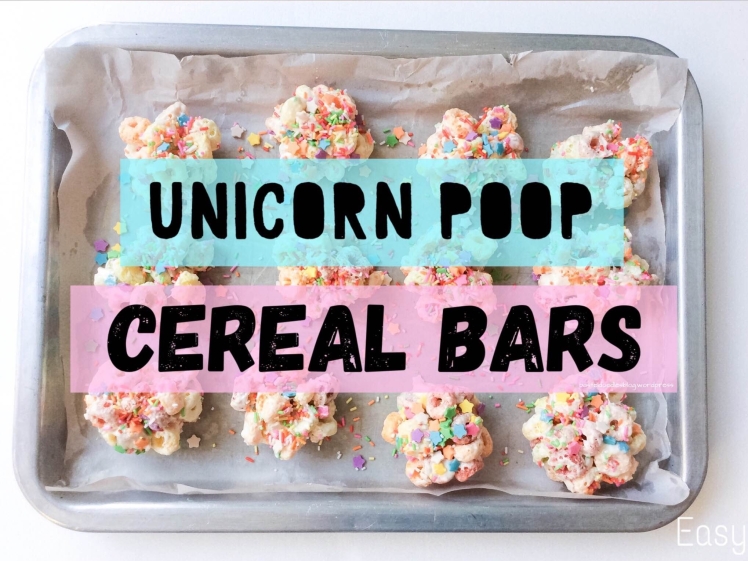 Rainbow unicorn poop cereal bars 2